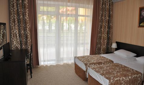 Номер. База отдыха Райский сад, г. Геленджик, с. Прасковеевка