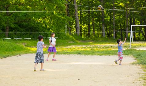 Спортивная площадка. База отдыха "Родничок", г. Горячий Ключ, с. Безымянное