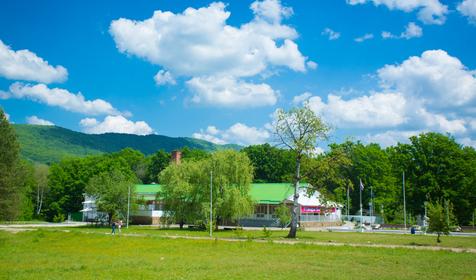 Расположение базы отдыха "Родничок", г. Горячий Ключ, с. Безымянное