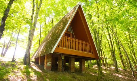 Домики. База отдыха "Родничок", г. Горячий Ключ, с. Безымянное