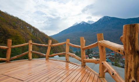 Номер Улучшенный. Гостевой дом ОМ ДОМ (British House), г. Сочи, Адлерский район, п. Красная Поляна