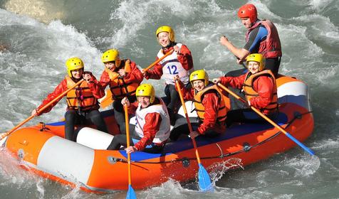 Тимбилдинг на рафтах, р. Белая, Республика Адыгея, ст. Даховская