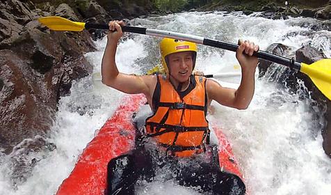 Сплав на байдарках, р. Киша, Республика Адыгея, ст. Даховская