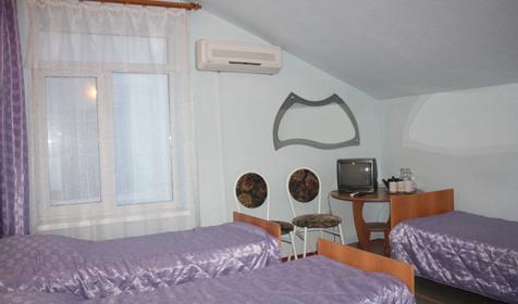 Четырехместный номер Эконом. Пансионат Малахит, г. Анапа, ст. Благовещенская