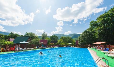 Бассейн. Туркомплекс "Горная деревня", Майкопский район, п. Никель