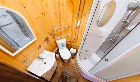 Двухкомнатный с удобствами. Туркомплекс "Горная деревня", Майкопский район, п. Никель