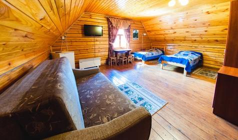 Четырехместный с удобствами. Туркомплекс "Горная деревня", Майкопский район, п. Никель