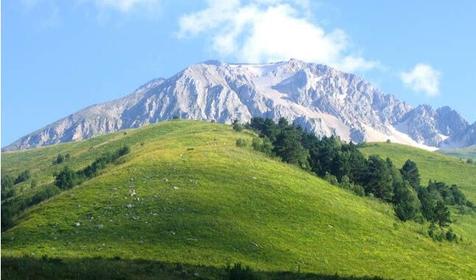 Горы. ст. Даховская (р-н Азишского хребта)