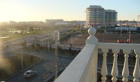 Веранда с видом на Олимпийские объекты. Гостевой дом "Парус", г. Сочи, Адлерский район Сочи, п. Мирный