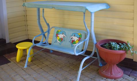 Детская площадка. Гостевой дом Песчаный берег, г. Ейск