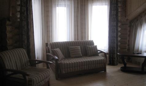 Двухкомнатный пятиместный стандарт. Гостиная. Гостевой дом "Рябиновые бусы", Майкопский р-н, п. Каменномостский