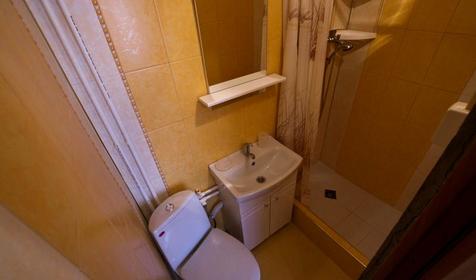 Санузел Номер квартирного типа 2 Гостевой дом Солнечный, Темрюкский р-н, ст. Голубицкая