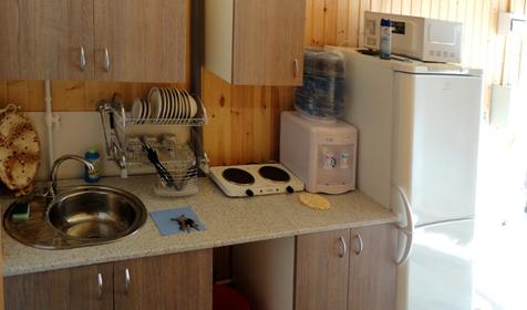 Кухня Номер квартирного типа № 3 Гостевой дом Солнечный, Темрюкский р-н, ст. Голубицкая