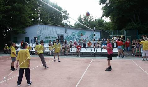 Волейбольная площадка. Санаторий Зорька, Туапсинский район, п. Небуг
