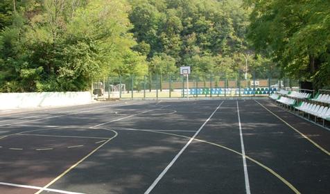 Баскетбольная площадка. Санаторий Зорька, Туапсинский район, п. Небуг