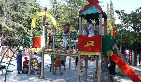 Детская площадкаа. Санаторий Зорька, Туапсинский район, п. Небуг