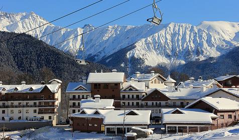 Горная Олимпийская деревня на "Роза Хутор"