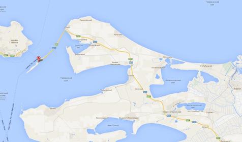 Порт Кавказ. Google карты