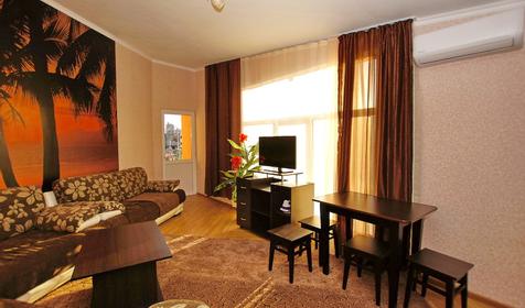 Двухкомнатный люкс с балконом и кухней. Отель Райское местечко, г. Сочи, Лазаревский район, п. Лазаревское