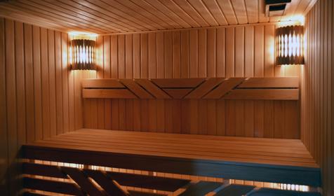 Парилка в сауне. Гостиница ATLAS, г. Краснодар