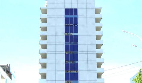 Фасад. Гостиница "Армавир", г. Армавир