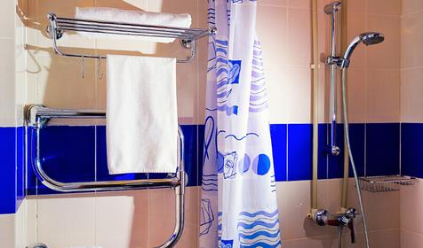 Санузел двухместного номера, гостиница "Армавир", г. Армавир