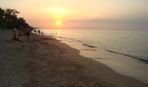 Азовское море, Темрюкский район, ст-ца Голубицкая