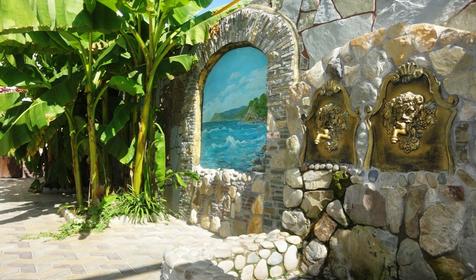 Территория. Гостевой дом "Дом у моря (Villa Costa)", г. Анапа, п. Джемете