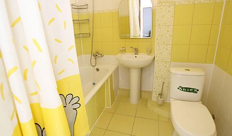 Двухкомнатный номер с удобствами. Гостевой дом "Коралл Sea", г. Геленджик, с. Кабардинка