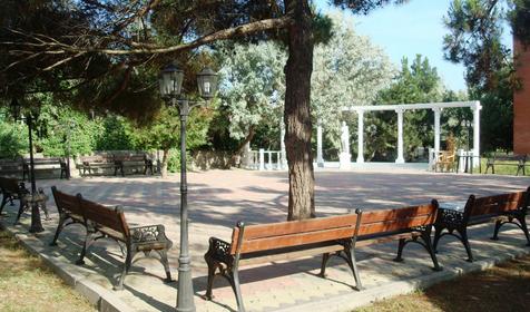 Летняя танцплощадка. Пансионат матери и ребенка Звездочка, г. Анапа