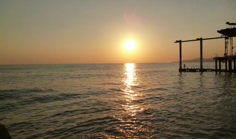 Закат г. Адлер