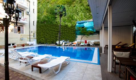 Бассейн. Отель Катран, г. Сочи, Лазаревский р-н