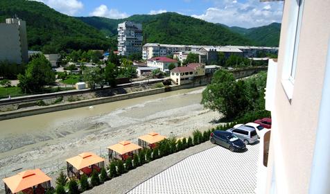 Вид на Небуг. Гостевой дом "Адмирал", п. Небуг