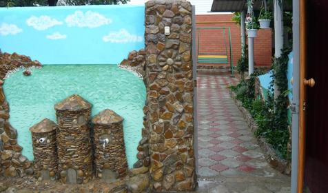 Двор. Гостевой дом Тандем, Темрюкский район, п. Пересыпь