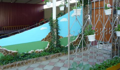 Двор. Гостевой дом Тандем, Темрюкский район, п. Пересыпь