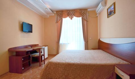 Двухместный полулюкс с балконом. Гостевой дом Лев, г. Анапа, п. Сукко