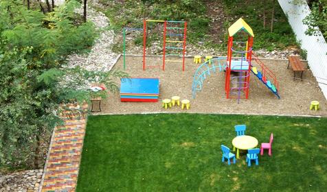 Детская площадка. Гостевой дом "Вилла Море", п. Лазаревское