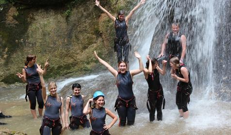 Каньонинг, ущелье р. Мешоко. Агентство «Формула отдыха», Лагонаки