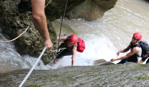 Каньонинг, ущелье р. Мешоко. Агентство «Формула отдыха», Лагонаки