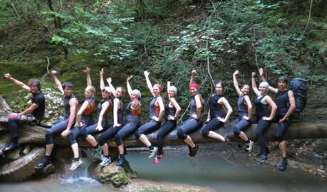 Каньонинг, ущелье р. Мешоко. Агентство «Формула отдыха», Лагонаки