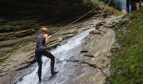 Каньонинг, ущелье р. Руфабго. Агентство «Формула отдыха», Лагонаки