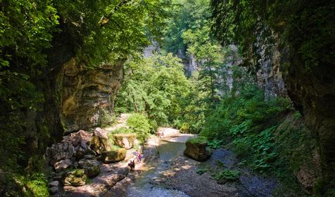 Каньонинг, ущелье р. Руфабго. Агентство «Формула отдыха», Лагонаки