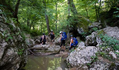 Каньонинг, ущелье р. Руфабго. Агентство «Формула отдыха», Лагонаки