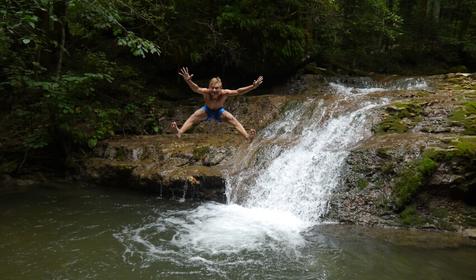 Каньонинг, водопады "Университетский", "Чинарный". Агентство «Формула отдыха», Лагонаки