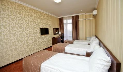 Номер Трехместный стандарт с балконом. Отель "Фаворит", г. Геленджик