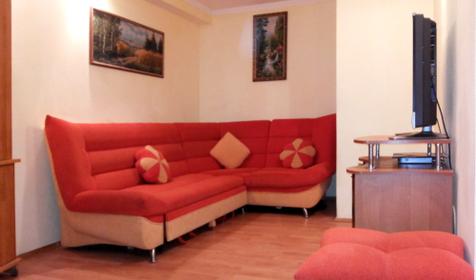 Гостиная-столовая Квартира Семейный отдых, г. Сочи