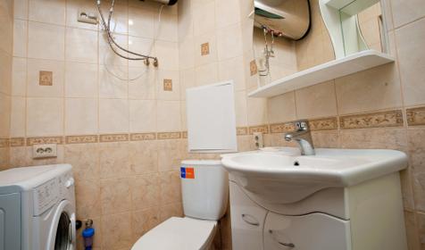 Санузел. Однокомнатная квартира на Звездной, г. Туапсе