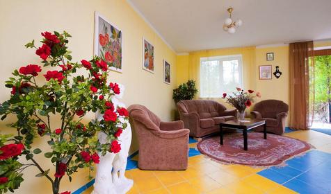 Холл. Отель "Русалочка", п. Агой