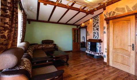 Гостиная в апартаментах Гостиница Red house, г. Адлер