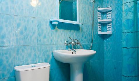 Санузел Трехместный номер Гостевой дом Джемма, г. Адлер